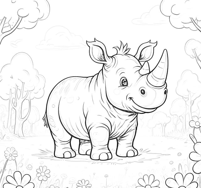 Sample coloring image