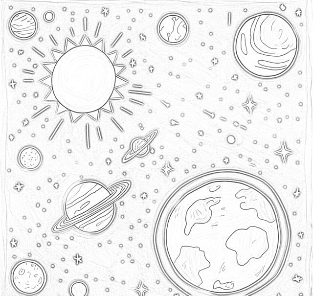 Sample coloring image